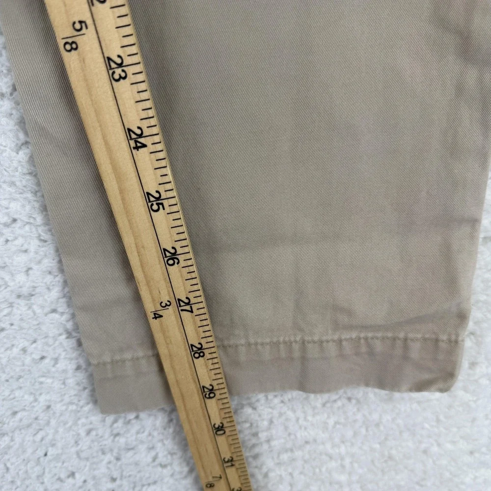 Banana Republic Aiden Chino Pants Mens 31x32 Beige Slim Fit Cotton Casual